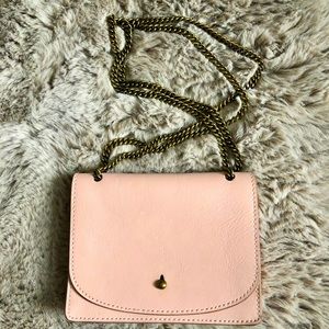 Madewell chain crossbody bag - pink